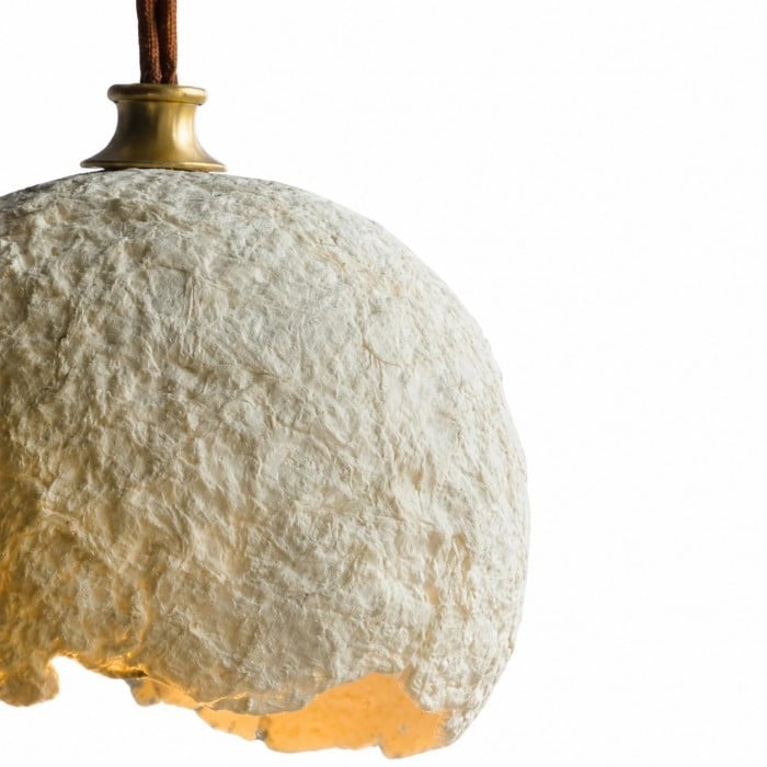 Lámpara colgante de papel de arroz Wabi-Sabi HL3614