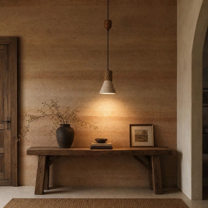 Lámpara colgante Wabi Sabi Stone, lámpara de techo LED cálida para dormitorio, bar de comedor e isla de cocina HL3920