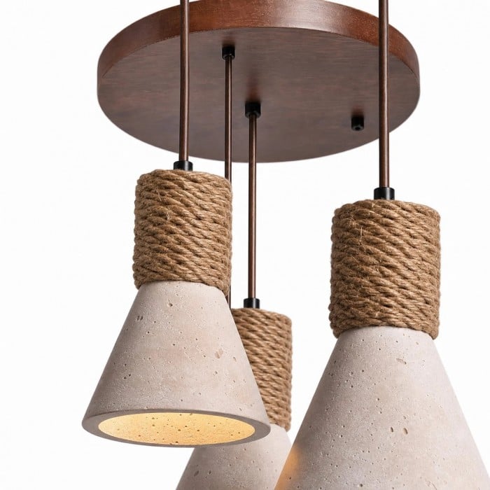 Lámpara colgante Wabi Sabi Stone, lámpara de techo LED cálida para dormitorio, bar de comedor e isla de cocina HL3920