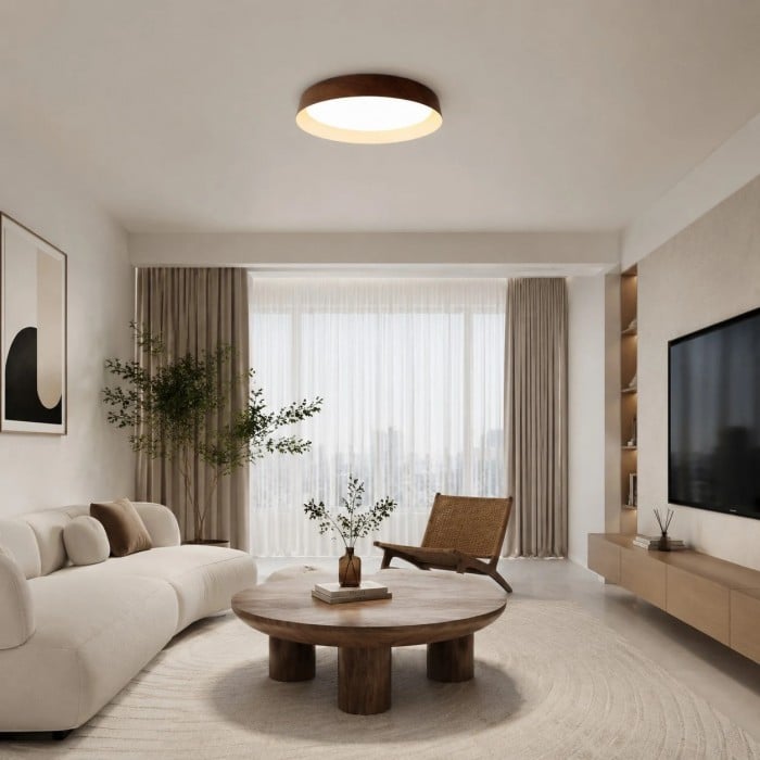 Plafoniera a LED Wabi-Sabi color legno HL3801