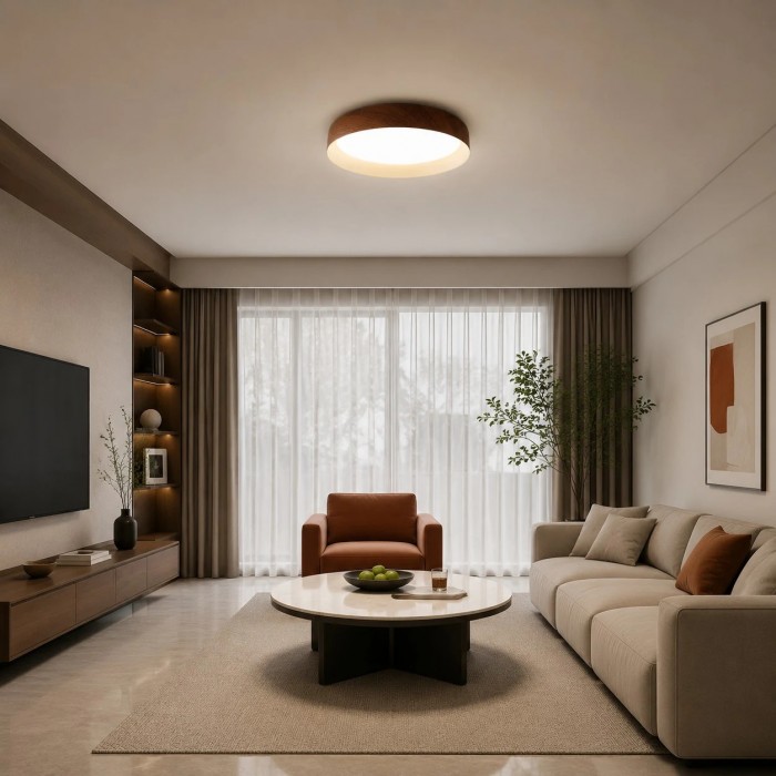 Plafoniera a LED Wabi-Sabi color legno HL3801