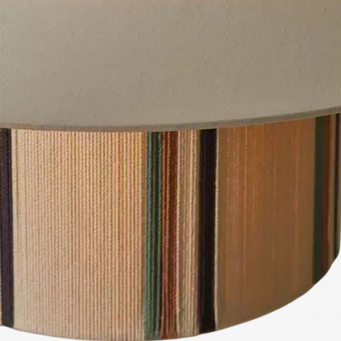 Lámpara colgante de tela tejida Wabi-Sabi HL3732