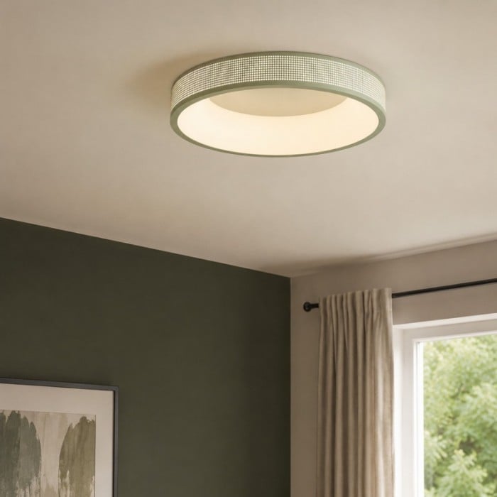 Woven Halo Flush Mount Ceiling Light HL3964