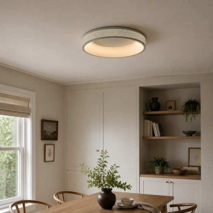 Woven Halo Flush Mount Ceiling Light HL3964