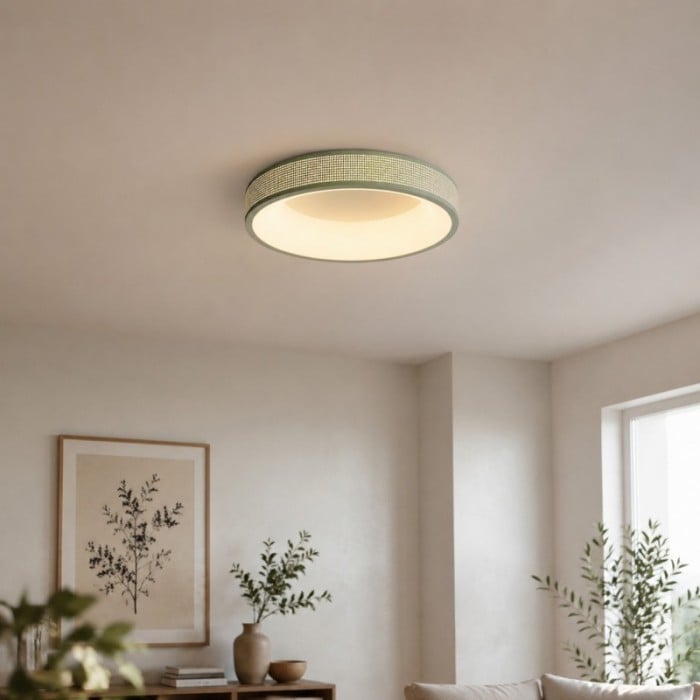 Woven Halo Flush Mount Ceiling Light HL3964