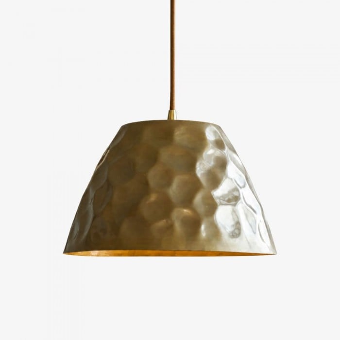 American Metal Lamps - Hanglamp van gehamerd messing voor keukeneiland HL3740