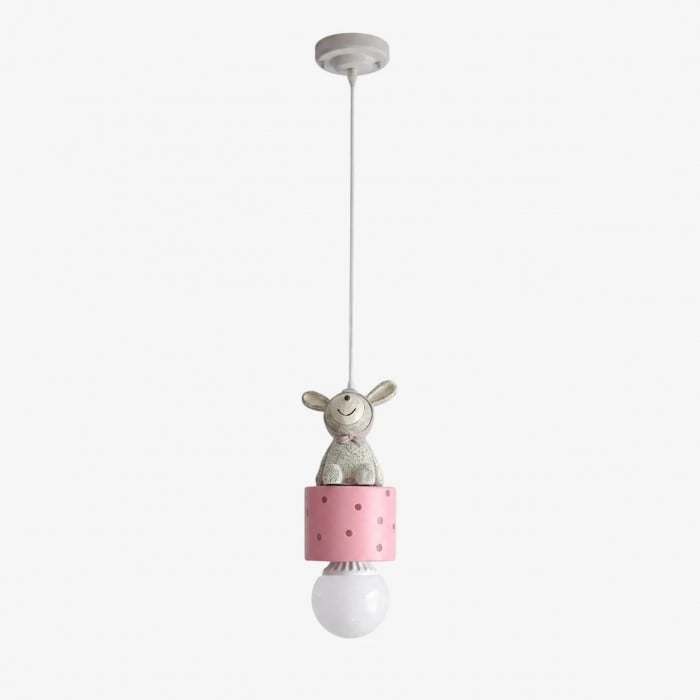 Hanglamp met dierenprint in geschenkdoos voor kinderkamer HL3949