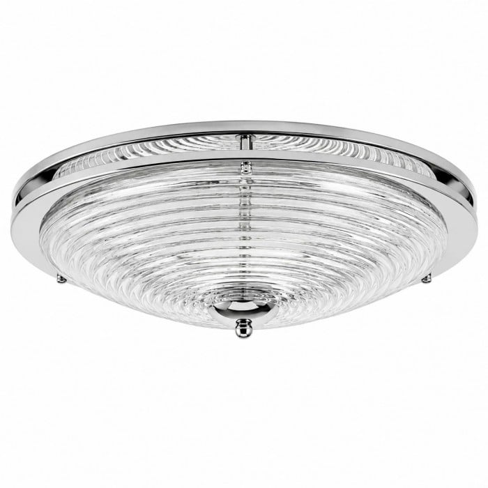 Bauhaus plafondlamp van gegolfd glas HL3716