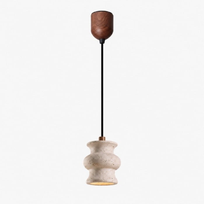 Beige travertin Wabi-Sabi hanglamp HL3636