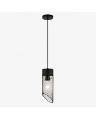Hanglamp met zwart travertijngaas HL3836