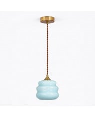 Hanglamp HL3673 van massief hout met houtsnijwerk