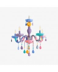 Tiffany-Stil 3-flammiger Glas-Pendelleuchter HL3634