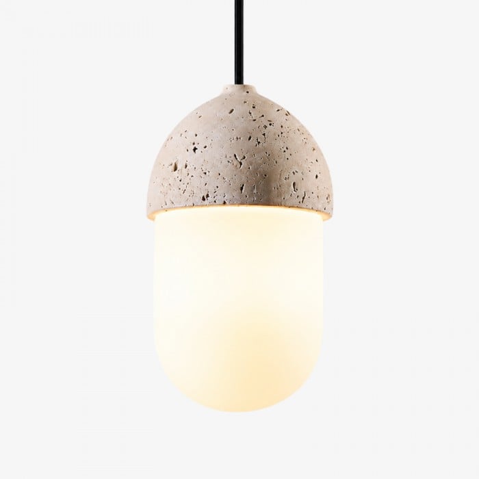 Kremowa lampa wisząca Wabi-Sabi Vintage HL4006