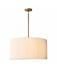Vierflammiger Buntglas-Kronleuchter HL3637