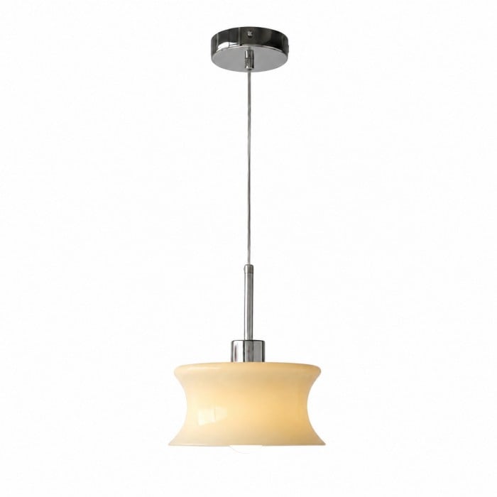 Francuska lampa wisząca w stylu retro ze szkła do sypialni i wyspy kuchennej HL3822