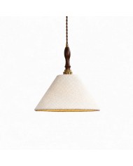 Francuska lampa wisząca w stylu vintage z motylem i miedzią HL3824