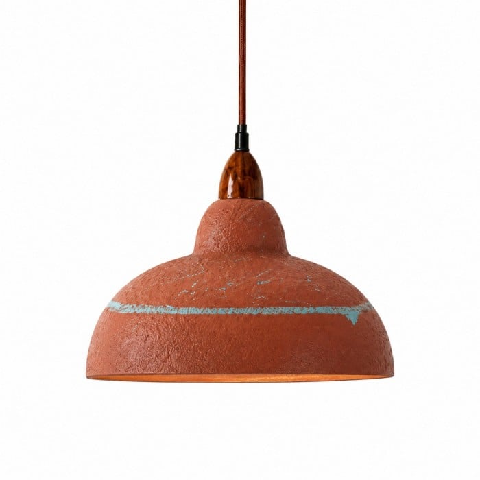 Hand-Painted Terracotta Resin Pendant Light for Kitchen Islands HL4000