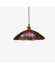 Suspension conique en cuir de style vintage HL3789