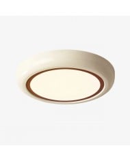 Black Walnut Flush Mount Ceiling Fan Light HL4293