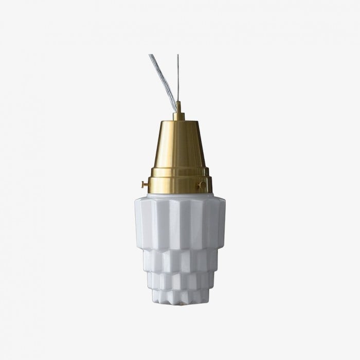 Moderne hanglamp van melkglas voor de eetkamer HL3669