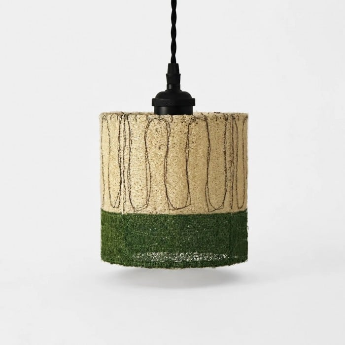 Hanglampenkap van natuurlijke loofahvezels HL3907