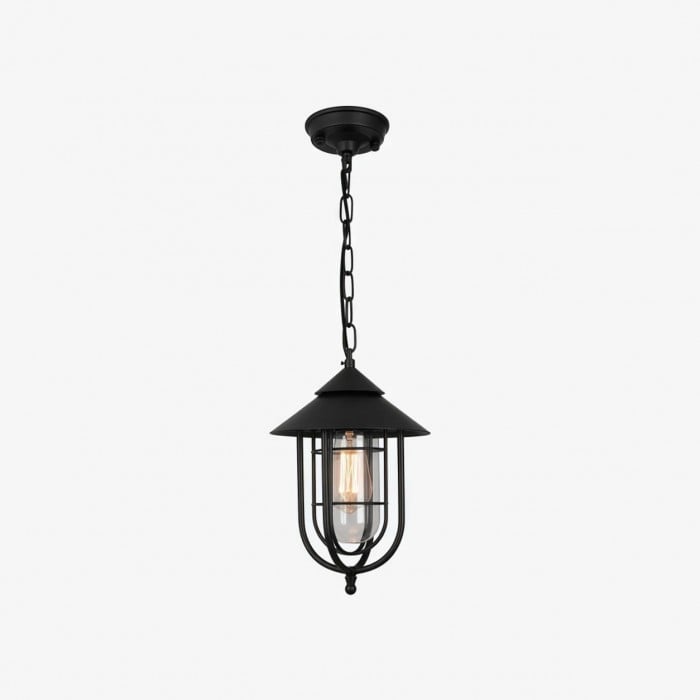 Lámpara colgante de cristal para exteriores Patnox HL3967