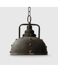 Francuska lampa wisząca w stylu retro ze szkła do sypialni i wyspy kuchennej HL3822
