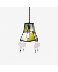 Japanse vintage hanglamp van getextureerd metaal HL4073