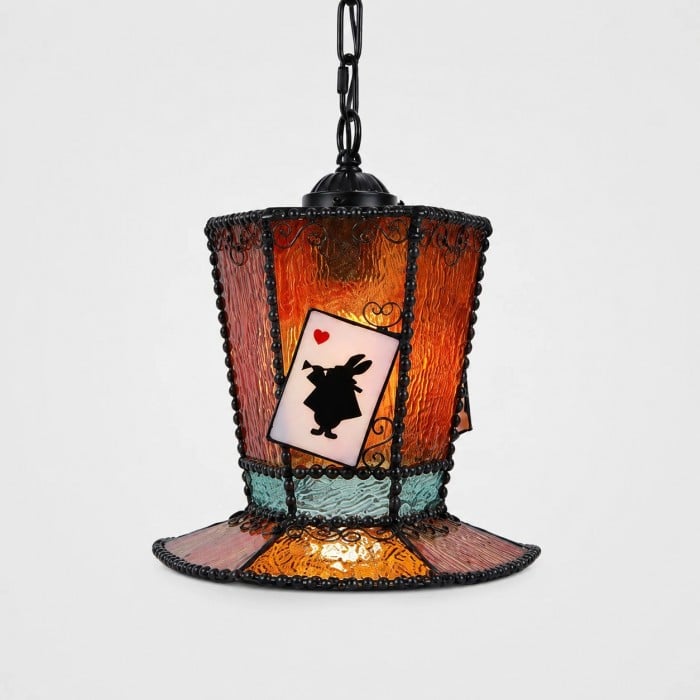 Storybook Stained Glass Pendant Light HL3742