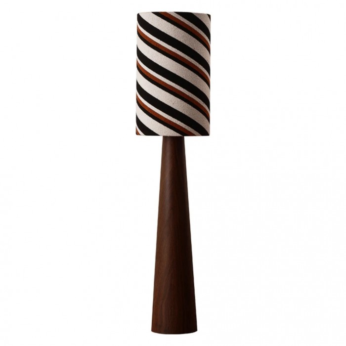 Lampadaire en tissu rayé HL3766