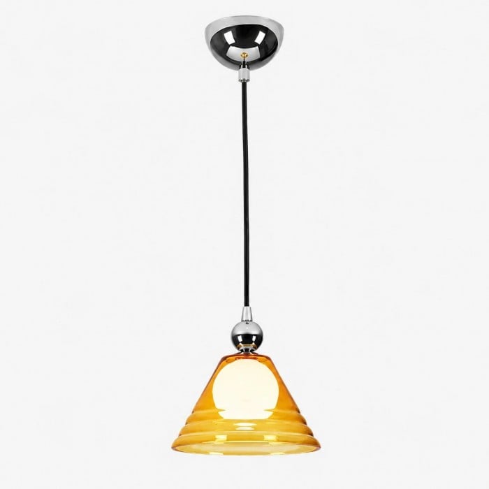 Lampa wisząca Sunset Amber Glass HL4033