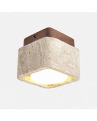 Moderne crèmekleurige kegelvormige LED-plafondlamp HL4106