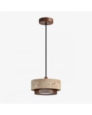 Dreifarbige Metallkuppel-Pendelleuchte HL3883