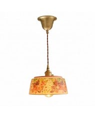 Mercer glazen stoffen hanglamp HL4082