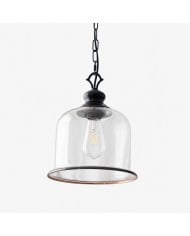 Rustieke geweven hanglamp, donkerhouten plafondlamp voor keukeneiland, bar, hal en studeerkamer HL3937