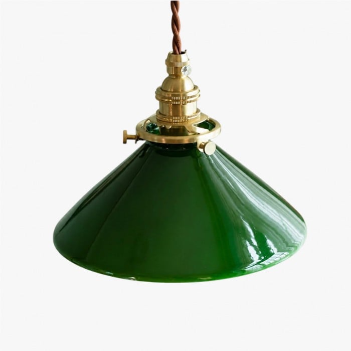 Vintage glazen hanglamp voor de keuken HL3622