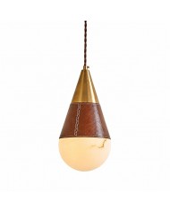 Vintage Kiln-Glazed Ceramic Tea Room Pendant Light HL3698
