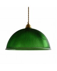 Ribbed Glass Pendant Light HL3992