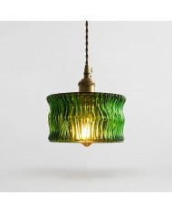 Hand-Shaped Leather Pendant Light HL3974