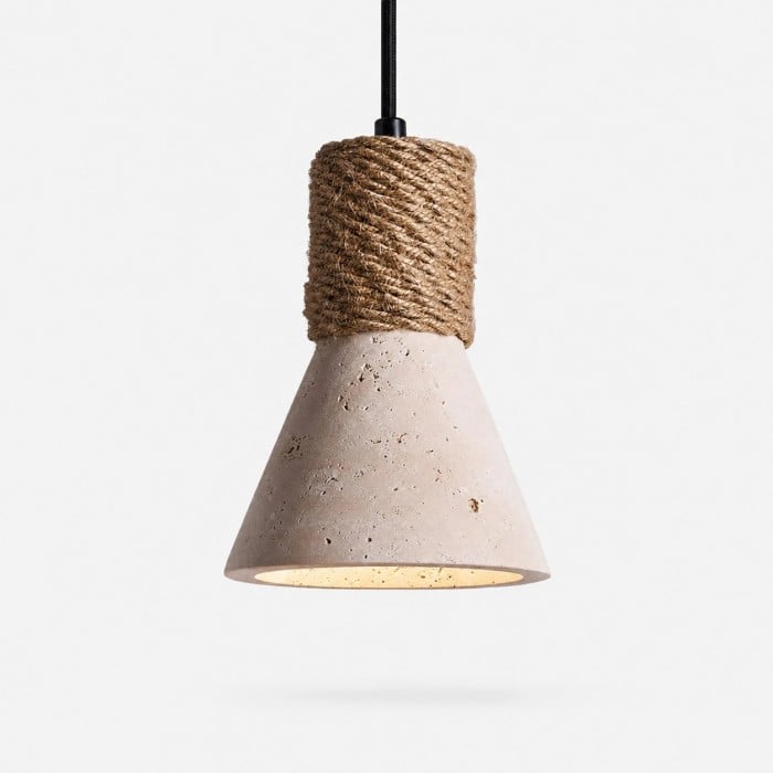 Lámpara colgante Wabi Sabi Stone, lámpara de techo LED cálida para dormitorio, bar de comedor e isla de cocina HL3920