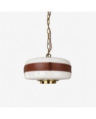 Lámpara colgante nórdica Art Déco de hierro HL3839