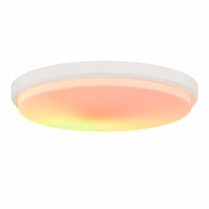 White Acrylic Sky Glow Flush Mount Ceiling Light HL3659