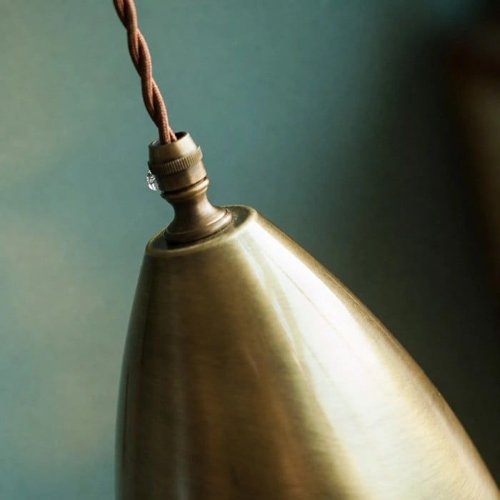 Mini hanglamp van verouderd messing HL4554