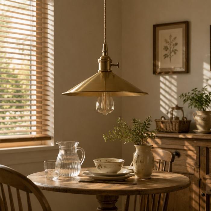 Alderwick Vintage koperen hanglamp HL4521