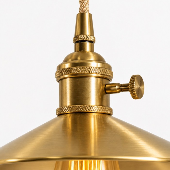 Alderwick Vintage koperen hanglamp HL4521