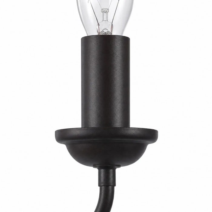 Amerikaanse vintage hanglamp met ijzeren kooi en 4 lampen HL4204