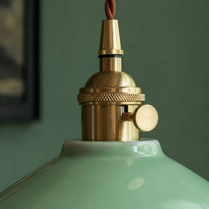Antique Celadon Ceramic Pendant Light HL4545