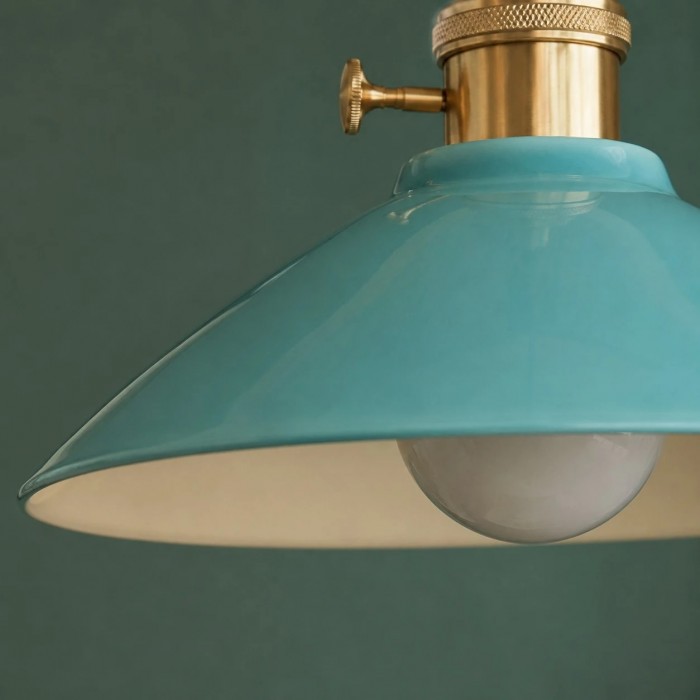 Antique Celadon Ceramic Pendant Light HL4545