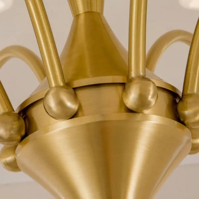 Arden Floral Glass Flush Mount Ceiling Light HL4225