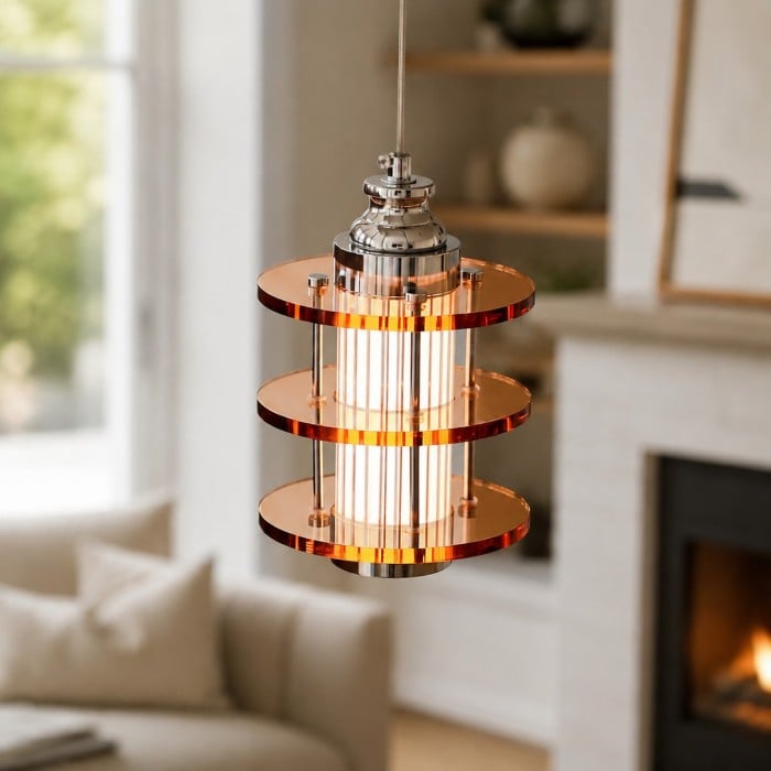 Bauhaus Acrylic LED Pendant Light HL4379